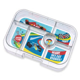 Yumbox Original 6 Compartment Race Car Lunch Box - Roar Red - Laadlee