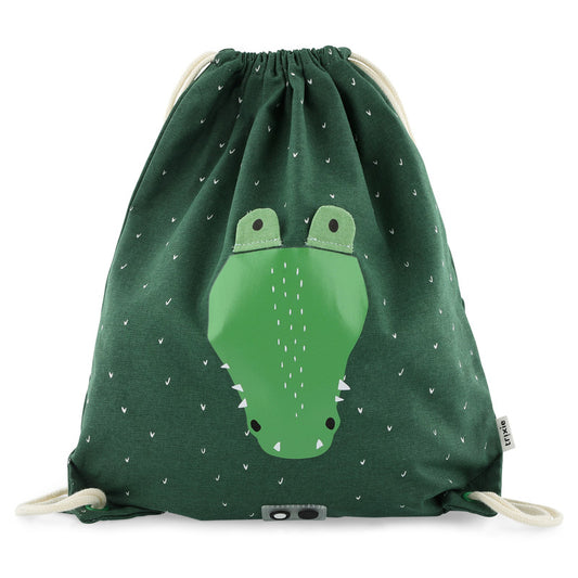 Trixie Drawstring Bag - Mr. Crocodile - Laadlee