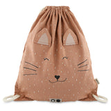 Trixie Drawstring Bag - Mrs. Cat - Laadlee