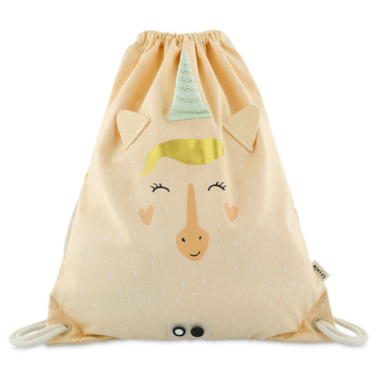Trixie Drawstring Bag - Mrs. Unicorn - Laadlee