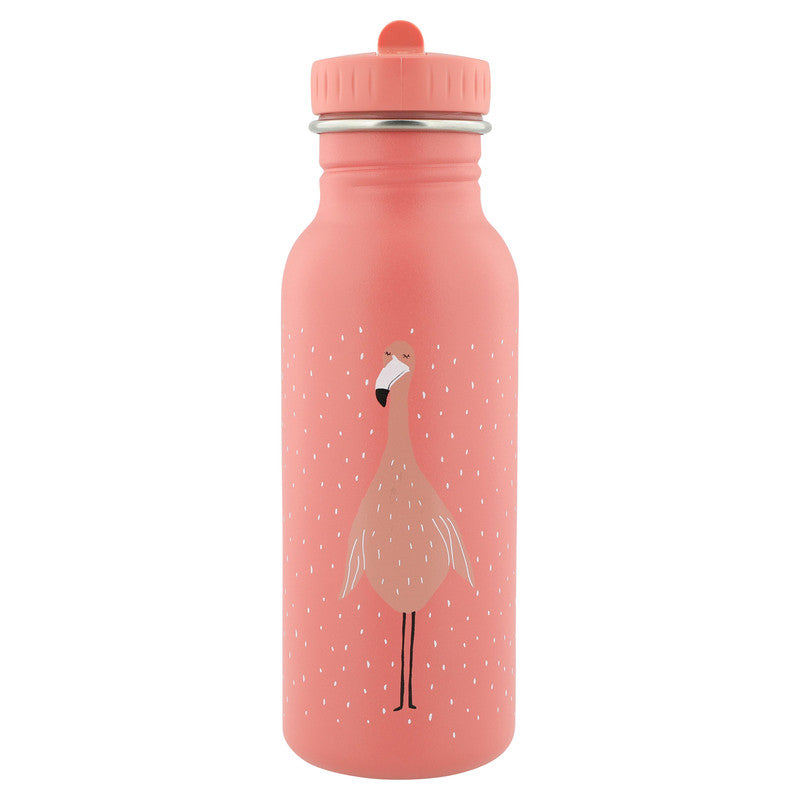 Trixie Stainless Steel Bottle - 500ml - Mrs. Flamingo - Laadlee