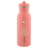 Trixie Stainless Steel Bottle - 500ml - Mrs. Flamingo - Laadlee