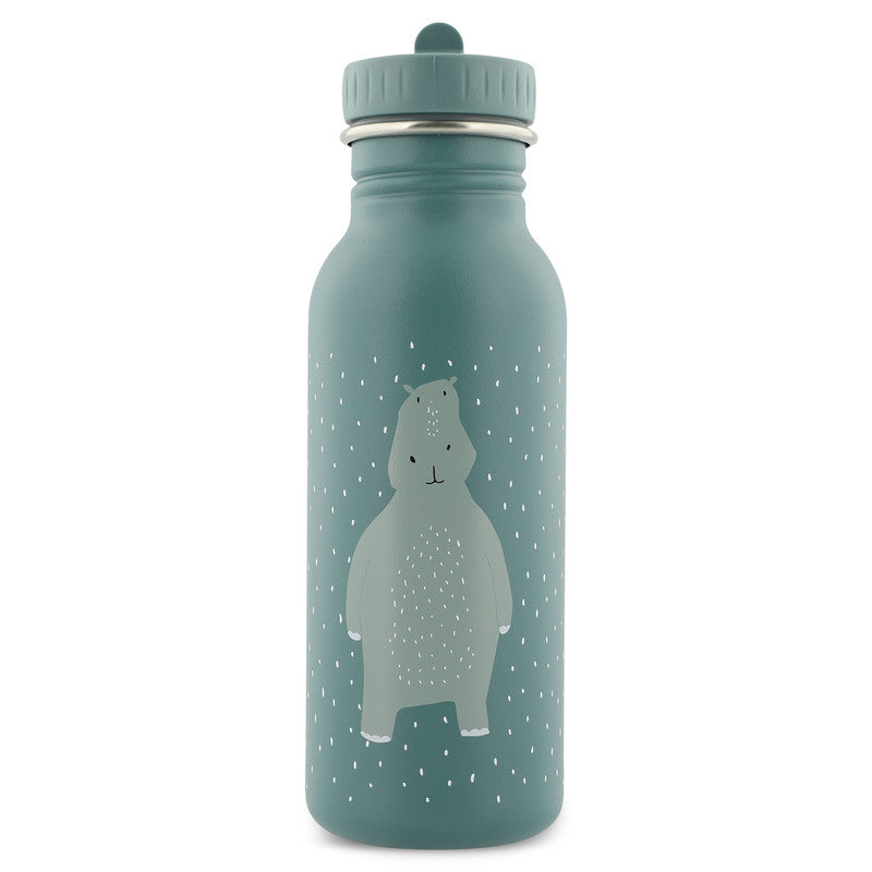 Trixie Stainless Steel Bottle - 500ml - Mr. Hippo - Laadlee