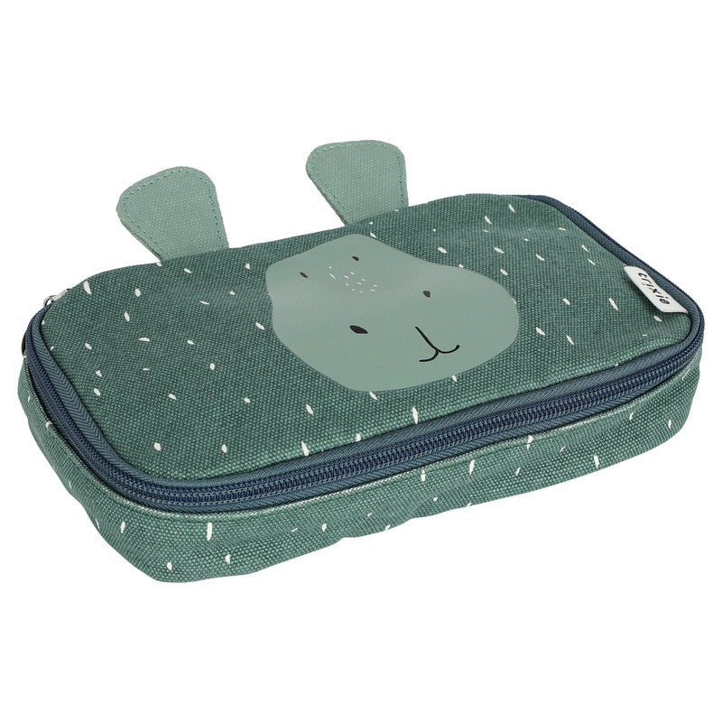 Trixie Pencil Case Rectangular - Mr. Hippo - Laadlee