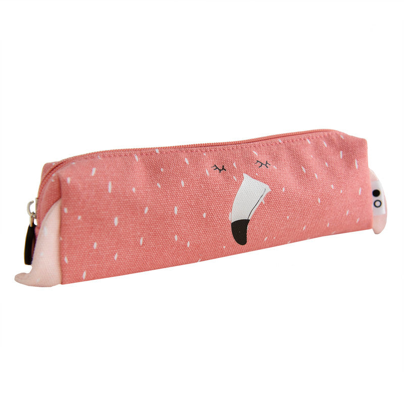 Trixie Pencil Case Long - Mrs. Flamingo - Laadlee