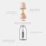BIBS Baby Bottle 225ml - Baby Blue - Laadlee
