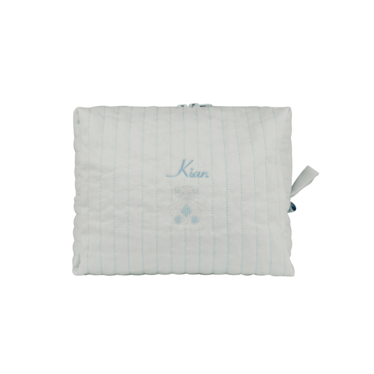 Little IA Teddy Quilted Pouch - Laadlee