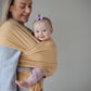 Mushie Baby Carrier Wrap Mustard Melange - Laadlee