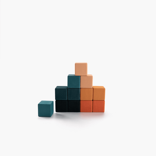 SABO Concept - Wooden Blocks Mini Set 12-pc - Tropics - Laadlee