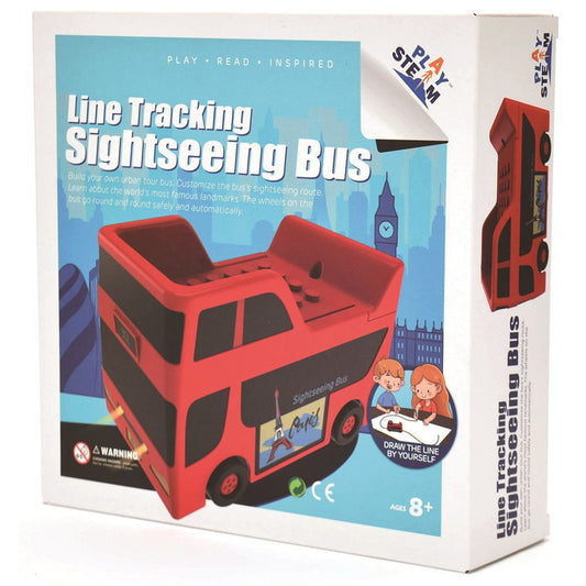 PlaySteam Sightseeing Line Tracking Bus - Laadlee