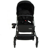 Youbi Toddler German Travel Light Stroller-Black with New Born Attachment - Laadlee