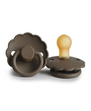 Frigg Daisy Latex Baby Pacifier 6M-18M, 1Pack, Portobello - Size 2 - Laadlee