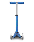 Mini Micro Deluxe Scooter with LED Wheels - Crystal Blue - Laadlee