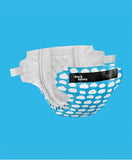 Kim & Kimmy - Size 2 Little Clouds Diapers, 4 - 8kg, qty 72 - Laadlee