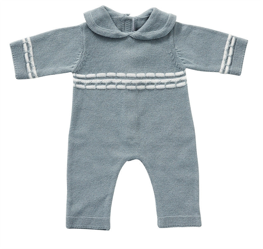 ByAstrup Doll Romper - Blue Knit - Laadlee