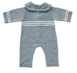 ByAstrup Doll Romper - Blue Knit - Laadlee