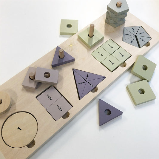 ByAstrup Shapes and Fractions Game - Laadlee