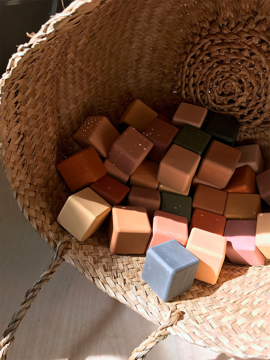SABO Concept - Wooden Blocks Set 24-pc - Green - Laadlee