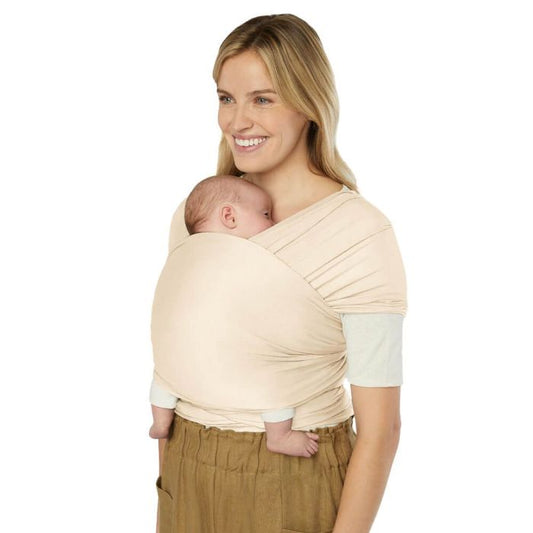 Ergobaby Aura Baby Wrap Sustainable Knit - Cream - Laadlee