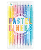 OOLY Pastel Liners Double Ended Highlighters - Set of 8 - Laadlee