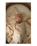 Frigg Daisy Silicone Baby Pacifier 6M - 18M, 2Pack, Cream/Jet Black - Size 2 - Laadlee