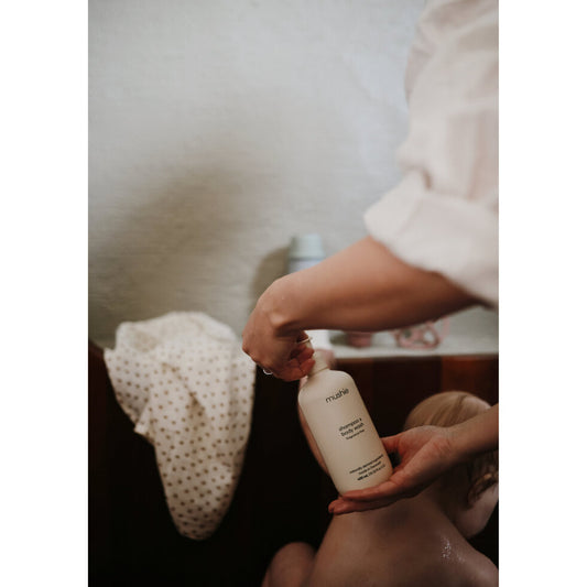 Mushie Baby Shampoo & Body Wash Fragrance Free - 400ml - Laadlee