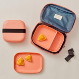 Ekobo - Go Rectangular Bento Lunch Box - Coral - Laadlee