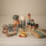 Mushie Teether Sun Muted Yellow - Laadlee