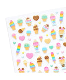 OOLY Stickiville Stickers - Standard - Ice Cream Dream - Laadlee