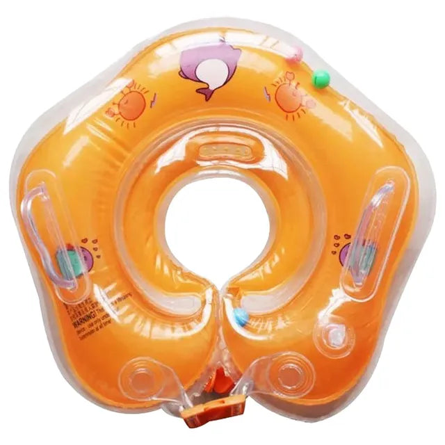 Pikkaboo - ISwimSafe Infant Neck Floater - Orange - Laadlee
