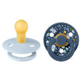 BIBS x LIBERTY 2 Pack Colour Camomile Lawn Latex S1 - Baby Blue Mix - Laadlee