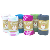 Woombie Air-Wrap Organic Blankets - Single Red / White Tie Dye - Laadlee