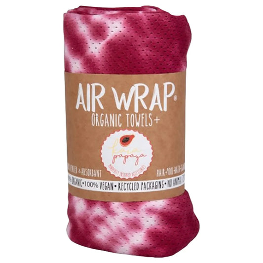 Woombie Air-Wrap Organic Blankets - Single Red / White Tie Dye - Laadlee