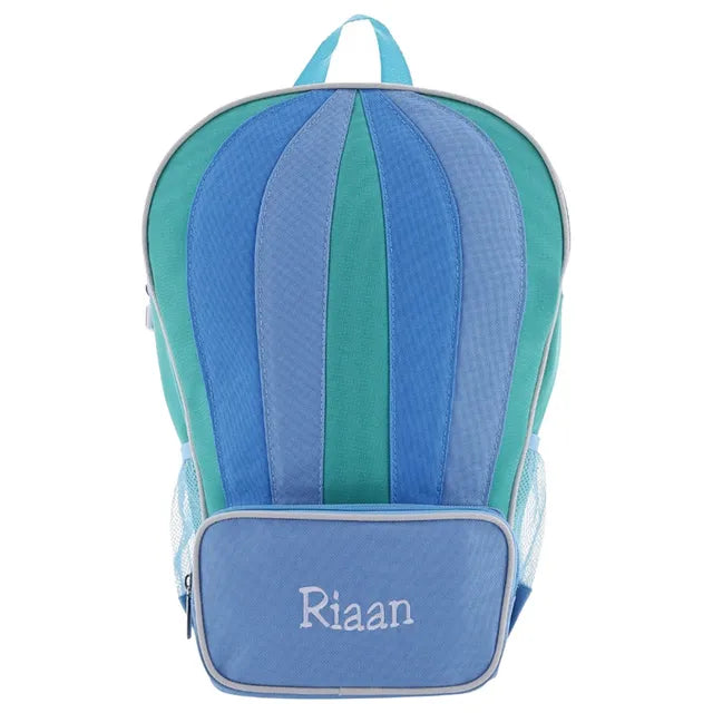 Little IA Blue Hot-Air Balloon Backpack - Laadlee