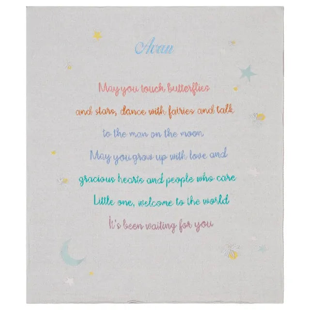 Little IA My Wish For You Knit Blanket - Laadlee