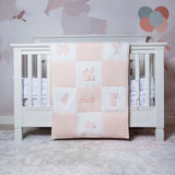 Little IA Organic Cotton Bunny Patchwork Blanket - Laadlee