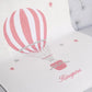 Little IA Pink Hot Air Balloon Knit Blanket - Laadlee