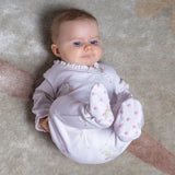 Little IA Unicorn Ruffled Sleepsuit - Laadlee