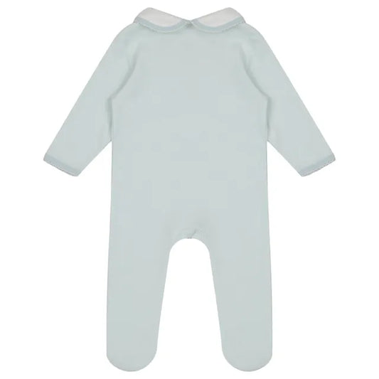 Little IA Organic Cotton Teddy Smart-Zip Sleepsuit - Laadlee