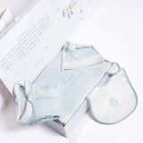 Little IA Organic Cotton Teddy Smart-Zip Sleepsuit - Laadlee