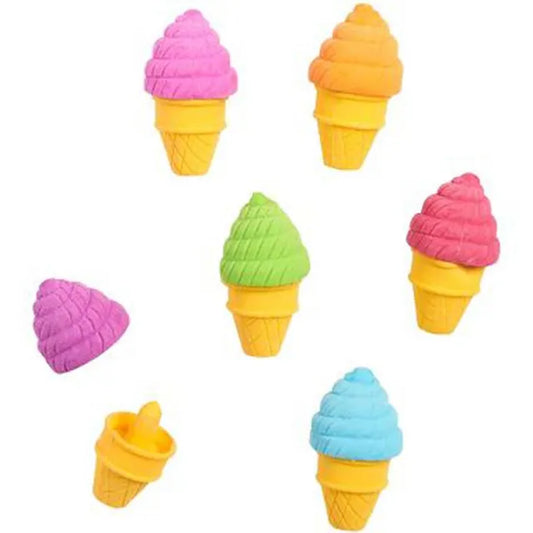 OOLY Petite Sweets Ice Cream Scented Erasers - Set of 6 - Laadlee