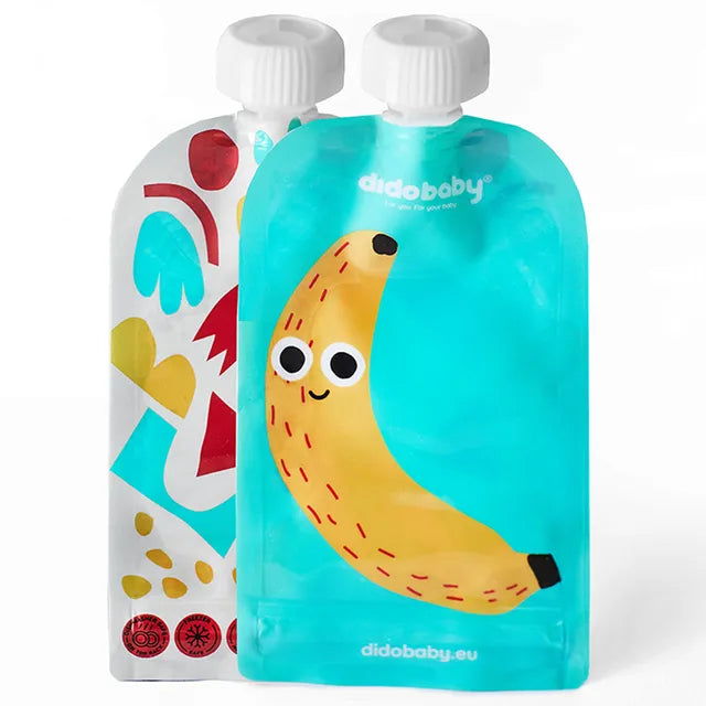 Didobaby Reusable Pouches - Fruits (Pack of 6) - Laadlee