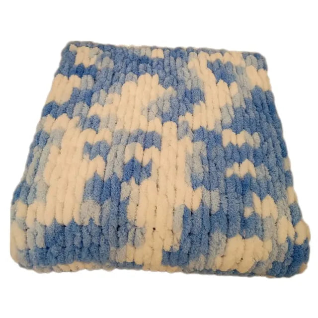 Pikkaboo HeavenlyHugs Handmade Crochet Baby Blanket - Blue - Laadlee