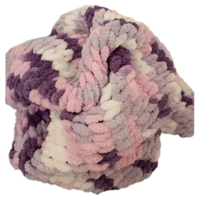 Pikkaboo HeavenlyHugs Handmade Crochet Baby Blanket - Purple - Laadlee