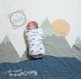 Lulujo Baby's First Year™ Blanket & Cards Set - I Move Mountains - Laadlee