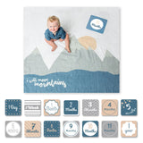 Lulujo Baby's First Year™ Blanket & Cards Set - I Move Mountains - Laadlee