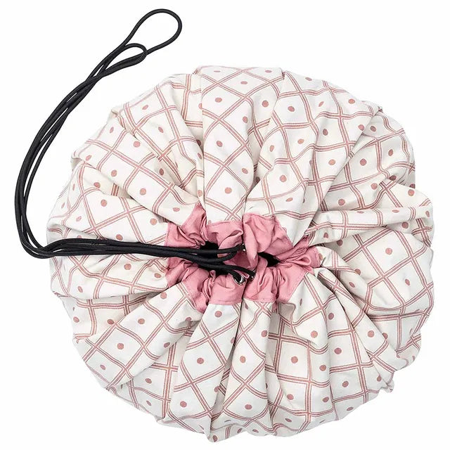 Play & Go Playmat & Storage Bag - Geo Coral - Laadlee