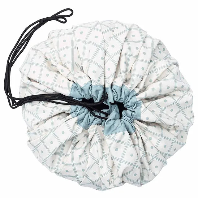Play & Go Playmat & Storage Bag - Geo Green - Laadlee