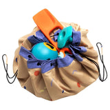 Play & Go Playmat & Storage Bag - Outdoor Sea - Laadlee