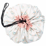 Play & Go Playmat & Storage Bag - Rainbows - Laadlee